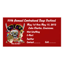 Pirate Days Lake Charles, Louisiana. 30 Colours Picture Card