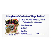 Pirate Days Lake Charles, Louisiana. 30 Colours Photo Greeting Card