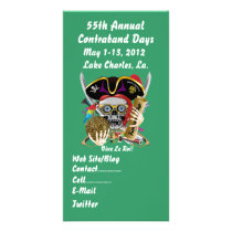 Pirate Days Lake Charles, Louisiana. 30 Colours Personalized Photo Card