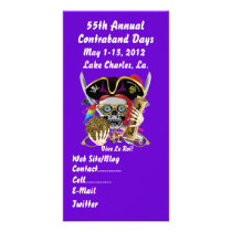 Pirate Days Lake Charles, Louisiana. 30 Colours Custom Photo Card