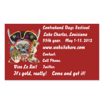 Pirate Days Lake Charles Louisiana. 30 Colours Stickers
