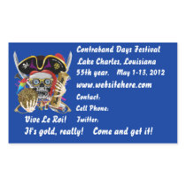 Pirate Days Lake Charles Louisiana. 30 Colours Rectangle Sticker