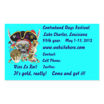 Pirate Days Lake Charles, Louisiana. 30 Colours Sticker