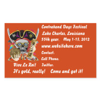 Pirate Days Lake Charles Louisiana. 30 Colours Rectangular Sticker