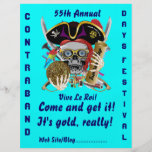Pirate Days Lake Charles, Louisiana. 50 Colours Flyers
