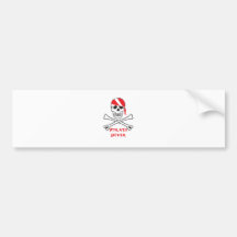 Pirate Diver Bumper Sticker