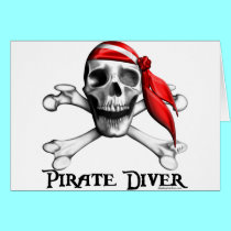 Pirate Diver Cards (horizontal)