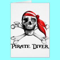 Pirate Diver Cards (vertical)