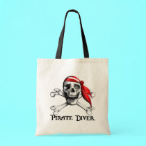 Pirate Diver Tote bag