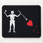 Pirate Flag Blackbeard Edward Teach mousepads