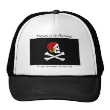 Pirate Flag hat with Prepare to be Boarded & PMYC