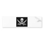 Pirate Flag - John Rackam (Calico Jack) Bumper Sticker