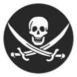 Pirate Flag stickers
