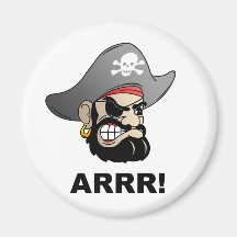 Pirate Fridge Magnet