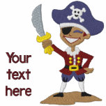 Pirate Fun 1 - Customise embroidered shirts