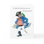 Pirate Get Well Soon Card