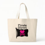 Pirate Girrrl Tote Bags