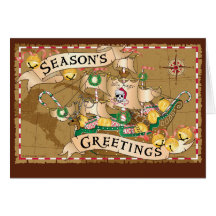 Pirate Greetings Greeting Card