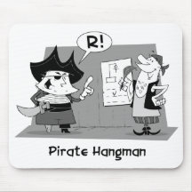 Pirate Hangman Mousepad