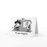 Pirate Hangman Thank You Card