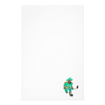 Pirate Hockey Player Customised Stationery