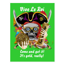 Pirate King Change Dates Important View Hint Postcard