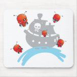 Pirate Ladybugs Mousepad