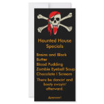 Pirate Laurent Drapeau with extra long tongue rack cards