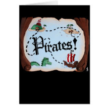 Pirate Map Card