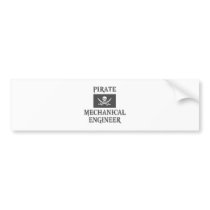 Pirate Mechanical Engineer bumper stickers