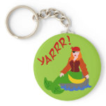 Pirate Mermaid Keychains