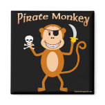 Pirate Monkey magnet