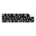 Pirate Montage #1 bumper stickers