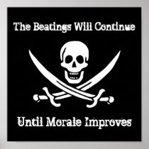 Pirate Morale Booster Poster