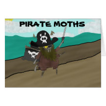 Pirate Moths! Cards