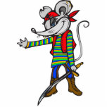 Pirate Mouse photo sculptures
