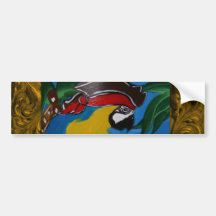 Pirate Parrot Bumper Stickers