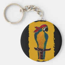 Pirate Parrot Keychains