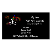 Pirate Party Business Card Template