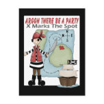 Pirate Party Invitations postcards