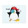 Pirate Penguin Post Card