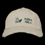 Pirate Perch - Embroidered Hat embroidered hats