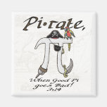 Pirate Pi Day Gear Magnets