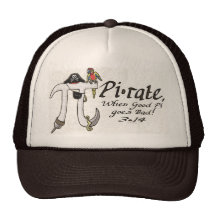 Pirate Pi Day Gear Trucker Hat