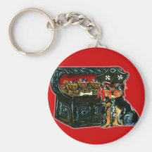 Pirate  Poo Key Chain