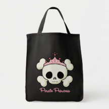 Pirate Princess Canvas Bags