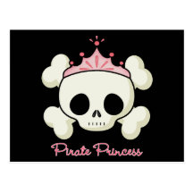 Pirate Princess Postcard