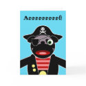 Pirate Pug Birthday Card