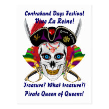 Pirate Queen Change Dates Please View Notes Postcard