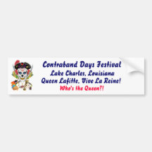 Pirate Queen Lafitte Who's the Queen?! View Hints Bumper Stickers